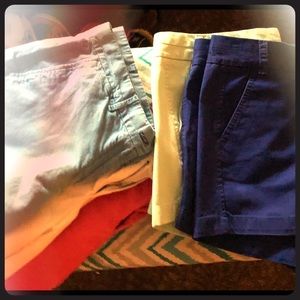 5pk bundle of khaki  shorts- GAP and J Crew